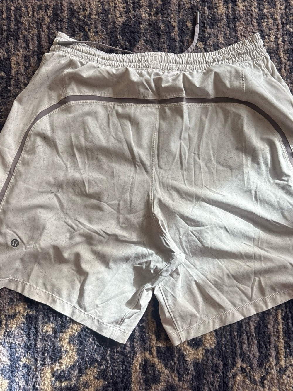 lululemon athletica Men’s Light Tan Athletic Shorts